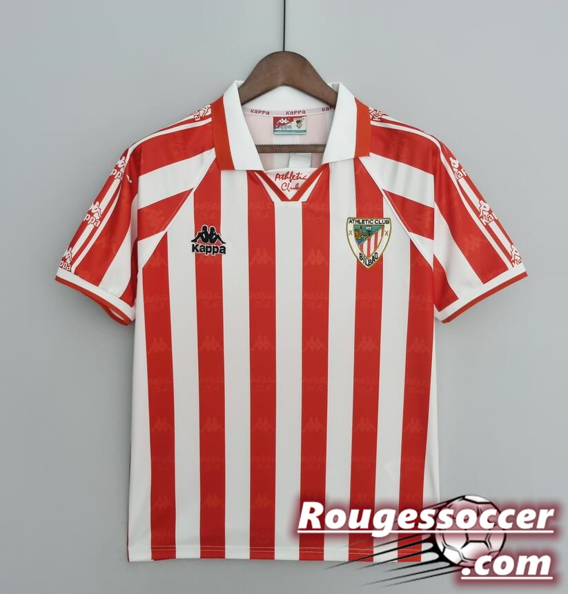 Athletic Bilbao Retro Home Kit Soccer Jersey 1995/97